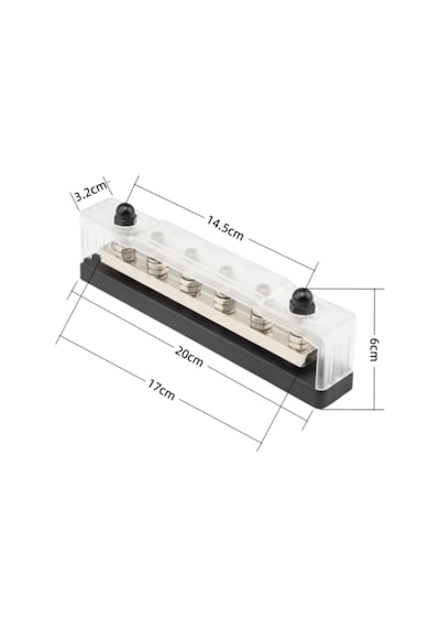Şase Terminali 6 Lı 8 Mm 450 Amper