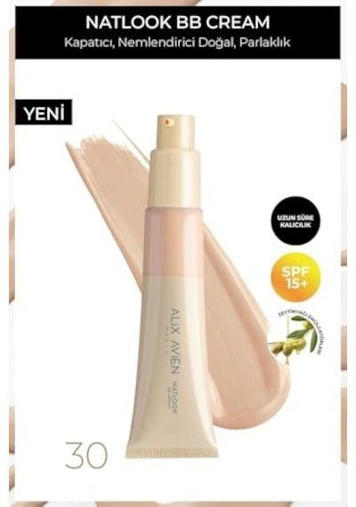 Alıx Avıen Kapatıcılık, Doğal Parlaklık Sağlayan Spf15 Faktör Nemlendiren Bb Krem - Bb Cream 30 Medium 00
