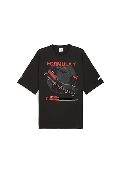 Puma Erkek Tişört F1 Graphic Tee - Relaxed 63265501 Siyah