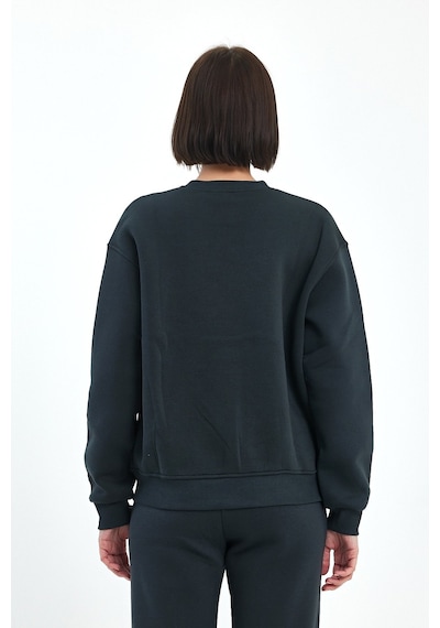 Odda Bisiklet Yaka Sweatshirt Füme