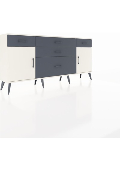 Arges Konsol 2 Raflı 5 Çekmeceli 2 Kapaklı 176x30x83 Aytaşı-aytaşı/antrasit Aytaşı/antrasit Arges Konsol 2 Raflı 5 Çekmeceli 2 Kapaklı 176x30x83 Aytaşı-aytaşı/antrasit Aytaşı/antrasit