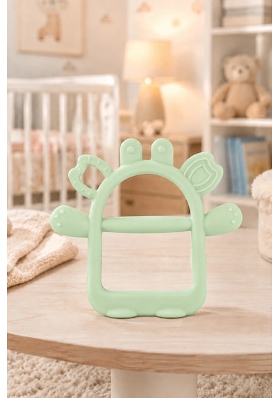 Babyjem Silikon Kolay Kavrama Diş Kaşıyıcı Soft Yeşil