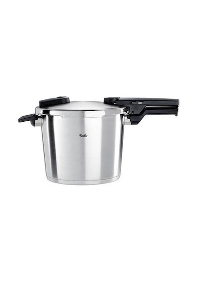Fissler Vitaquick Satin Black 6 Lt Düdüklü Tencere Çelik