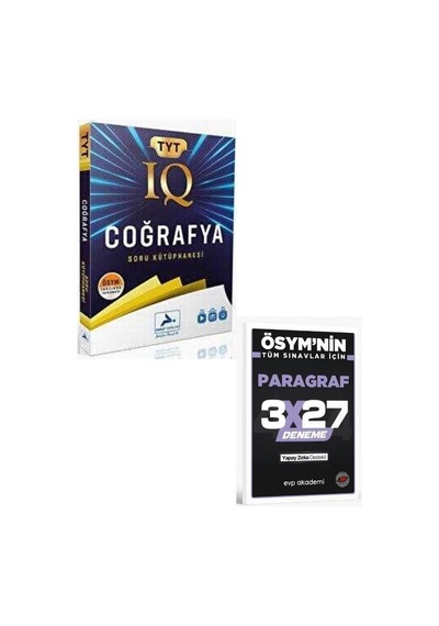 2027 Paraf 2027 Tyt Coğrafya Iq Soru Kütüphanesi +evp Akademi Paragraf