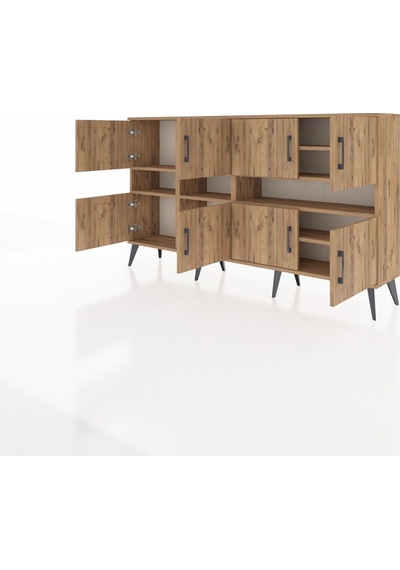 Arges Konsol 8 Raflı 8 Kapaklı 176x30x99 Çam-çam Atlas Çam - Atlas Çam Arges Konsol 8 Raflı 8 Kapaklı 176x30x99 Çam-çam Atlas Çam - Atlas Çam