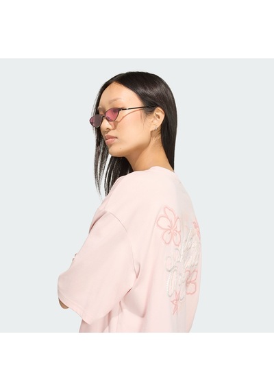 Adidas Ky8143 Gfx Tee Kadın Tişört Pembe
