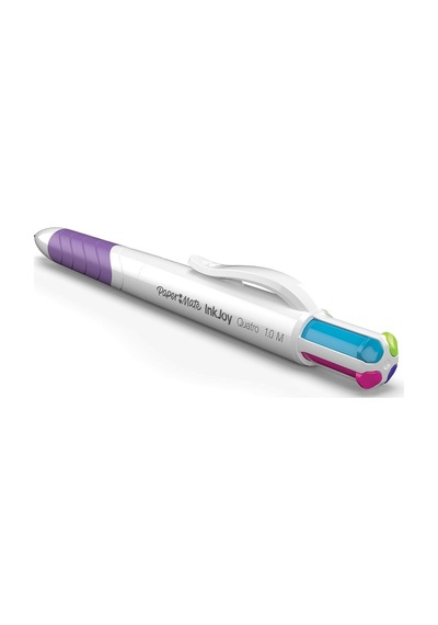 Paper Mate Inkjoy Quatro 4'lü Tükenmez Kalem - Parlak Renkler
