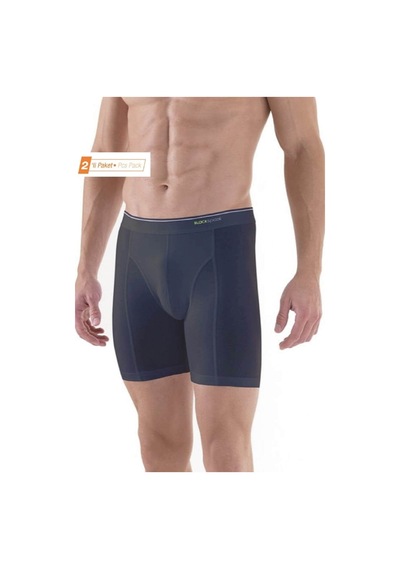 Blackspade 9216 2'Li Paket Uzun Erkek Boxer - Antrasit