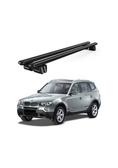 Pençe Bmw X3 E83 Ara Atkı 2004-2010 Uyumlu Siyah Ara Atkı Port Bagaj Tavan Barı