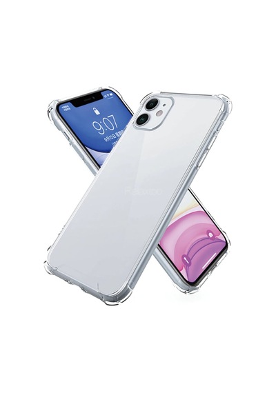 Apple Uyumlu iPhone 11 Köşe Korumalı Silikon Kapak Kılıf Seffaf