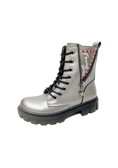 Fix Kids 9604 Deri Trend Fashion Kız Çocuk Bot Platin