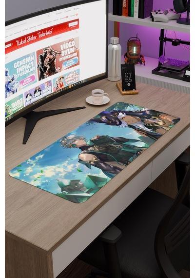 Alhaitham Genshin Impact Anime Gacha V4 - 70x30 Xl Gaming Mouse Pad Fare Altlığı