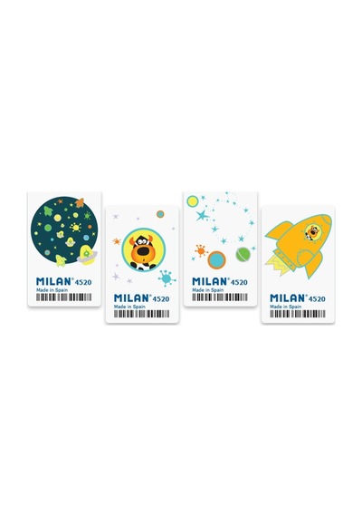 Milan Pmm4520 Space Uzay Çoçukların Tasarımı Silgi - 20 Adet
