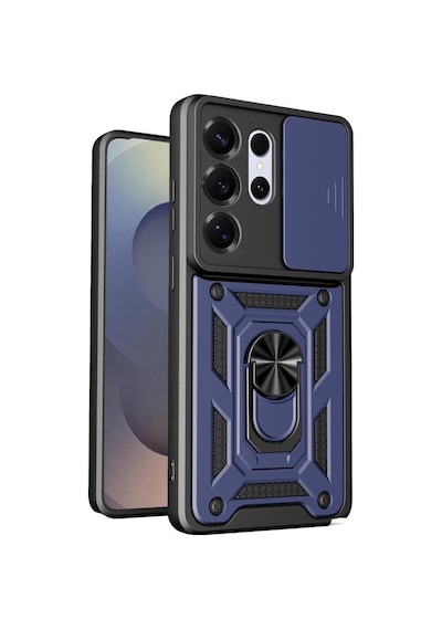 Nihcase Samsung Uyumlu Galaxy S26 Ultra Kılıf Magnetik Standlı Kamera Korumalı Slide Sürgülü Cover Kapak