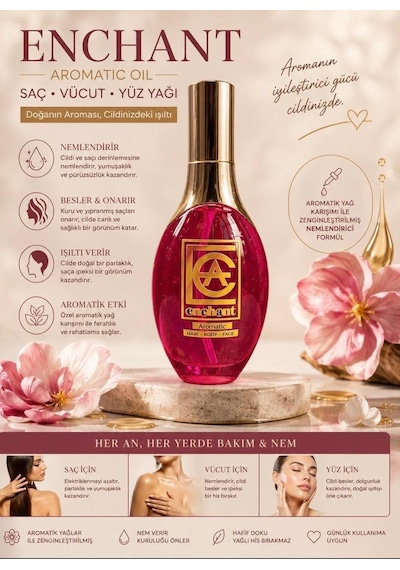 Enchant Aromatik Saç Ve Vücut Yüz Yağı 120 Ml