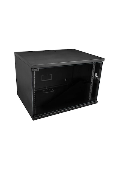 S-link Sl-u12 Yeni Nesil 12u Soho Rack Kabin W 530mm D 400mm Siyah Kdo