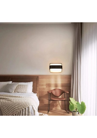 Cata Gozo 12w Günışığı 3200 Kelvin Led Aplik Dış Mekan Ip54 Ct-7044 Siyah