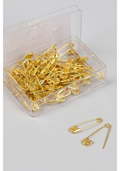 Mini Çatal Iğne 150 Adet 2 Cm Çengelli Gold Renk Iğne