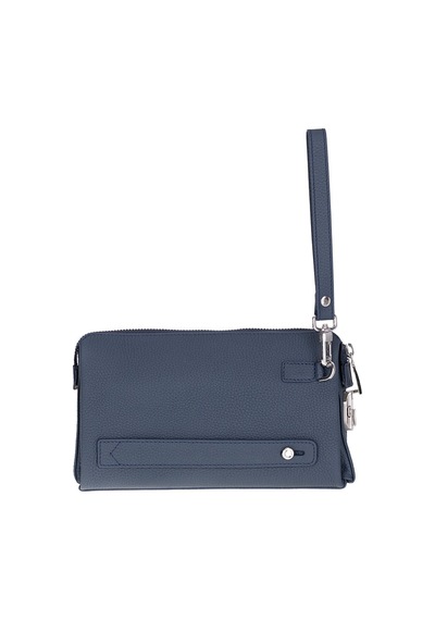 Bloominbag Forte Wrist Midnight Navy Unisex Kilitli Clutch Çanta Lacivert