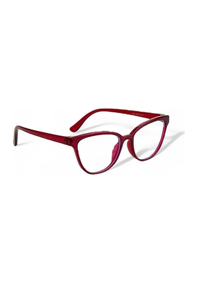Cat Eye Blue Block Gözlük Optik Uyumlu Koruyucu Desenli