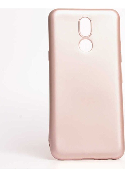 LG Uyumlu K40 Kılıf Zore Premier Silikon Kapak Rose Gold