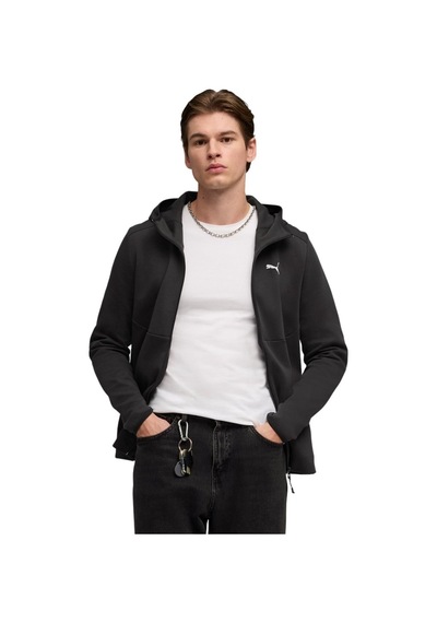 Puma Erkek Pumatech Full-zıp Hoodie Eşofman Üst 69218501 Siyah