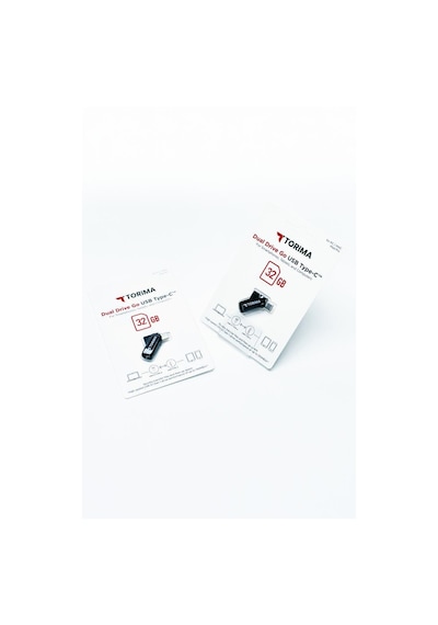 Torima Siyah 32gb Çift Sürücülü Usb-type-c Otg