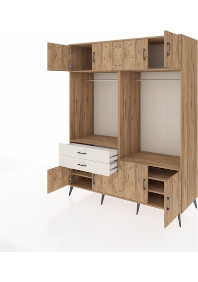 Kronos Gardrop 7 Raflı 2 Çekmeceli 2 Askılı 176x59x221 Çam-çam/aytaşı Çam/aytaşı Kronos Gardrop 7 Raflı 2 Çekmeceli 2 Askılı 176x59x221 Çam-çam/aytaşı Çam/aytaşı