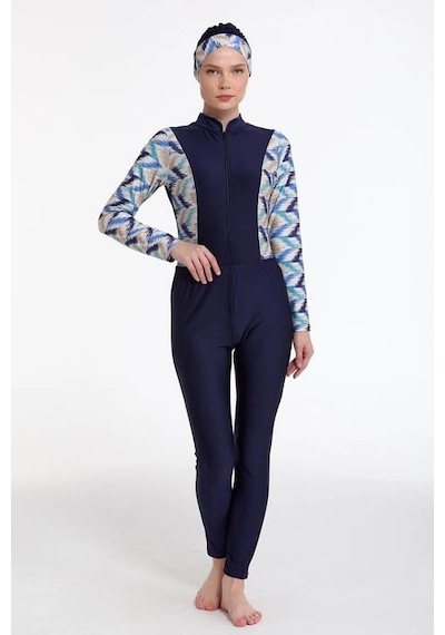 Angbutik Argento 0764-329 Kadın Body Tesettür Takımı Renkli