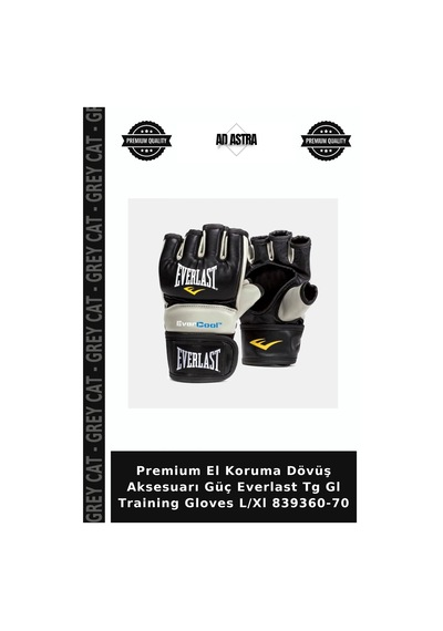 Premium El Koruma Dövüş Aksesuarı Güç Everlast Tg Gl Training Gloves L/xl 839360-70 Belirtilmemiş