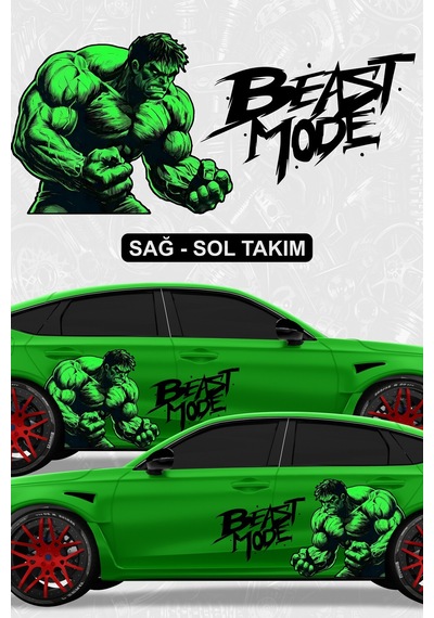 Beast Mode Yan Gövde Kaplama Seti Çift - 832566394