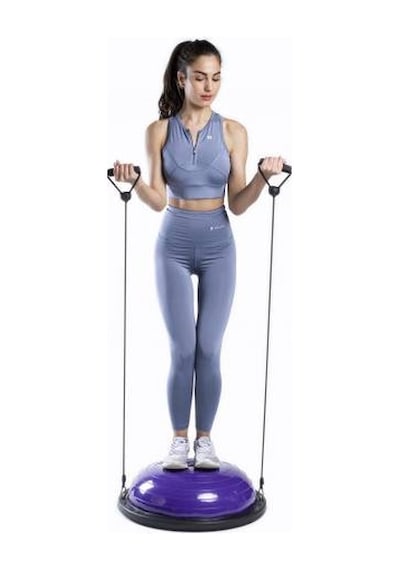 Mor Bosu Topu - Bosu Ball - Denge Topu - Bosu Ball Pilates Denge
