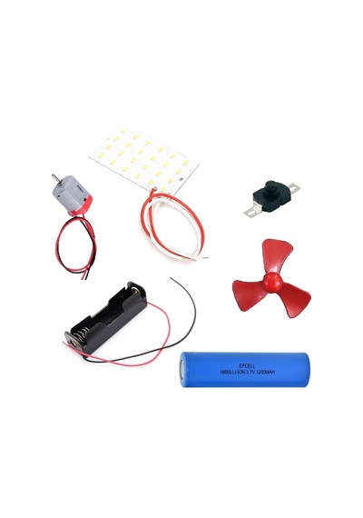 Led Panel Motor Pervane Elektrik Deney Seti - Öğrenci Elektrik Devresi