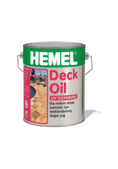 2,5 Lt Dış Mekan Ahşap Zeminler İçin Doğal Yağlı Ürün 0.3