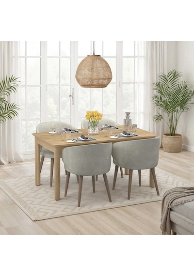 Bohem Açılır Yemek Masası Florida Meşe 160-200x78x90 Cm