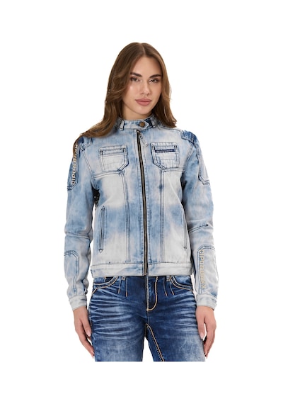 Wj233 Kadın Kot Ceket Modern Kesim & Şık Detaylarla Trend Görünüm Iceblue