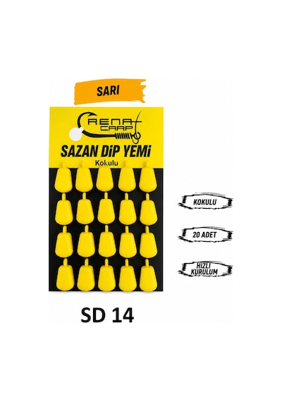 Renat Carp Sazan Dip Yemi Kokulu 20 Adet 14