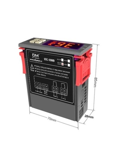 Stc-1000 Ac 110-220V 10A Lcd Ekranlı Sıcaklık Kontrol  Modül