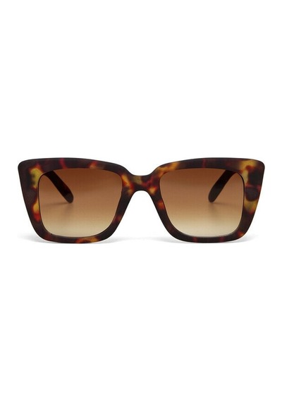 Okkia Elba Unisex Güneş Gözlüğühavana / Lens : Kahverengi Gradyan Kahverengi - Leopar
