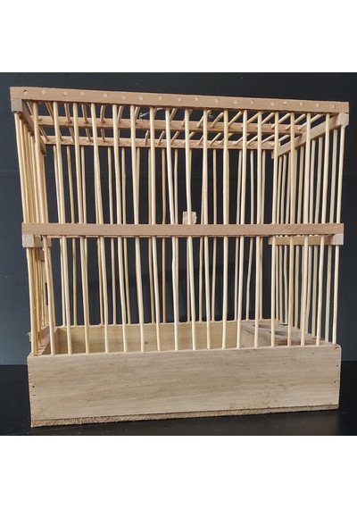Çotanaklar Kafes Ahşap Cezaevi Kafesi 28 x 26 x 17 CM
