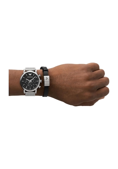 Emporio Armani AR80062SET Erkek Kol Saati ve Bileklik Seti