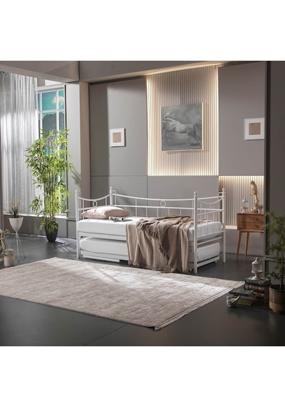 Bedliga Daily Yavrulu Daybed Tek-Çift Kişilik Metal Karyola