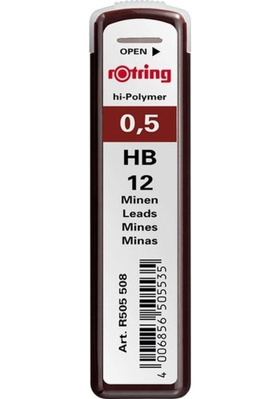 Rotring Hi-Polymer Kursun Kalem Ucu 0.5 Mm (2B) S0312630