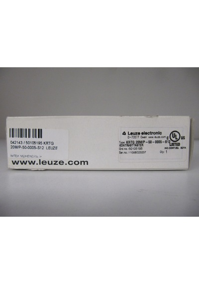 Leuze 50105195 Krtg 20m/p-50-0005-s12 Contrast Sensor