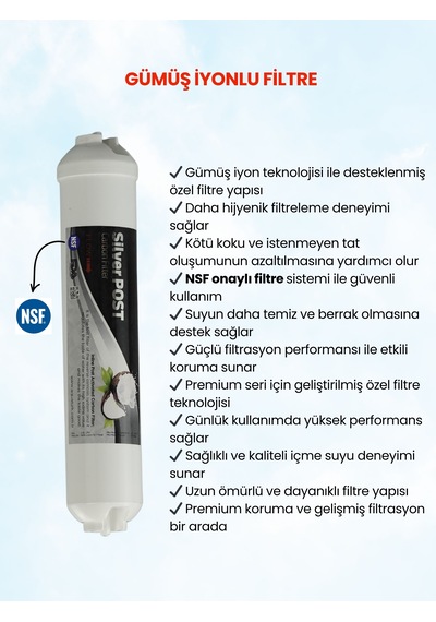Su Arıtma Full Set Filtre + Membran Anahtarı & Dirsek