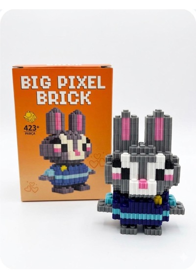 Büyük Boy 440 Parça Nick + 423 Parça Judy 2'li Set - Zootopia 3d Yapboz Bricks Figür Yapı Oyuncağı Büyük Boy 440 Parça Nick + 423 Parça Judy 2'li Set - Zootopia 3d Yapboz Bricks Figür Yapı Oyuncağı