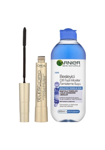 Loreal Telescopic Maskara Ve Temizleme Seti