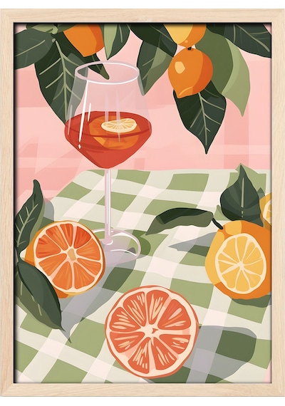 Minimal Mutfak Ruhunu Yansıtan Ahşap Çerçeveli Poster 24