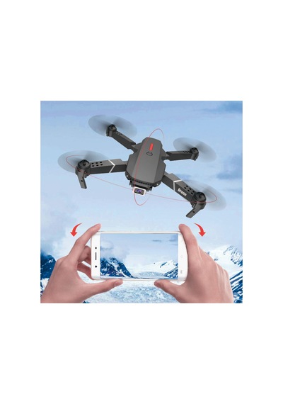 Hd Çift Kamera Drone 4k Kamera, Gps, Uzun Uçuş Süresi, Otomatik Takip & Katlanabilir Tasarım E88