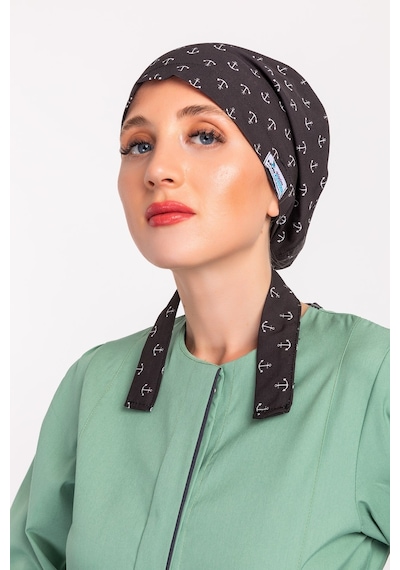 Tesettür Hastane Bonesi - Çapa Siyah